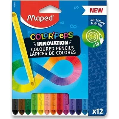 Maped Color Peps Infinity trojhranná sada farebných ceruziek 12 ks