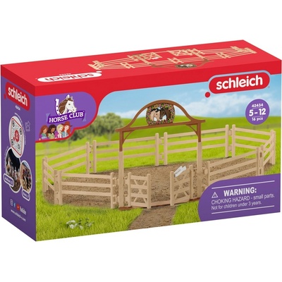 Schleich 42434 ohrada pro koně se vstupní branou