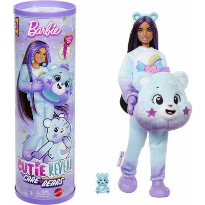 Barbie Cutie Reveal Barbie a starostliví medvedíky séria 2 fialová