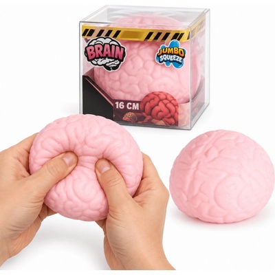 Alpha Toys Mega squeeze mozek strečový jumbo antistresová mačkací žertovinka