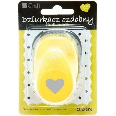 dpCraft Dekorační děrovačka srdce JCDZ-110-023 25 mm