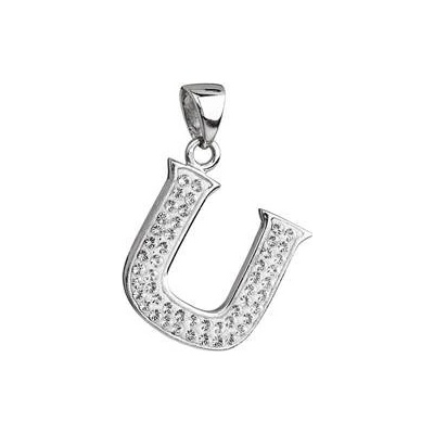 Pavona Stříbrný přívěšek Crystals from Swarovski písmeno U 34102.1
