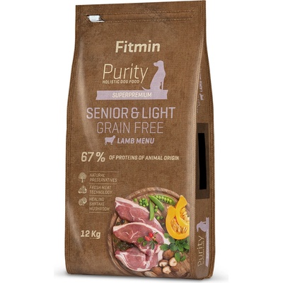 Fitmin Purity Grain Free Adult Senior & Light Lamb 12 kg