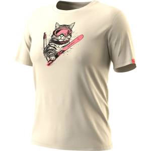 Dynafit Дамска тениска Dynafit Women's Graphic Co T-Shirt - Overcast / Snow Cat - размер XS (916-7388-0411)