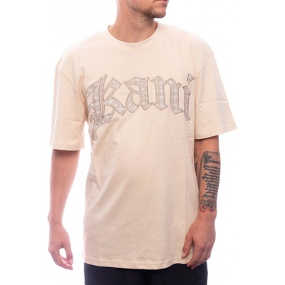 Karl Kani triko Kani Paisley Letter t-shirt Beige