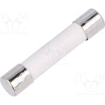 CONQUER ELECTRONIC ADA 20A 250V Pojistka: tavná; keramická,kulatý; 20A; 250VAC; zpožděná; 6,3x32mm