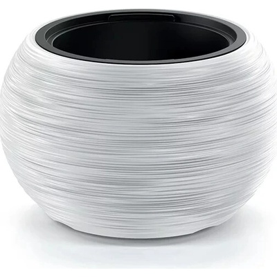 PROSPERPLAST Kvetináč s vkladem FURU BOWL 43,5 cm biela