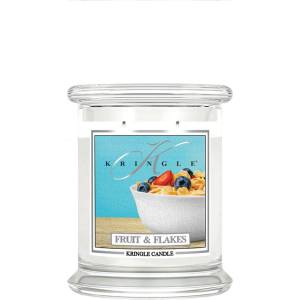 Kringle Candle Fruit & Flakes ароматизирана свещ среден 2 фитила (411 g),