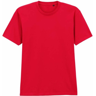 Gildan Unisex Tričko SOFTSTYLE střední gramáže Adult No Label Enzyme Wash T-Shirt červená