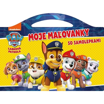Labková patrola Moje maľovanky so samolepkami