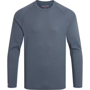 Craghoppers Мъжка блуза с дълъг ръкав Craghoppers Nosilife Solarshield+ L/S T-Shirt Longsleeve - Dark Pewter - размер XXL (216-8569-0215)