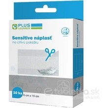 PLUS LEKÁREŇ Sensitive náplasť 6x10cm 10 ks