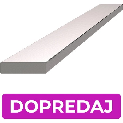 Tyč plochá 20 x 5 x 5000 mm, brúsená nerez AISI 304