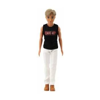 LEAN Toys Anlily Doll Set: Girl with Boy, Hat, and Dog Accessories