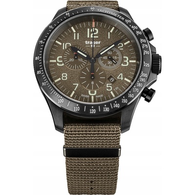 Traser P67 Officer Pro Chronograph Khaki Nato