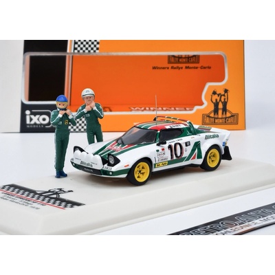 IXO Lancia Stratos HF 10 Alitalia Rallye Monte Carlo 1976 s figurkami 1:43
