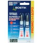 Bostik Лепило Super Glue 2x3г (1+1)