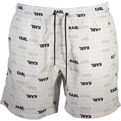 KARL LAGERFELD Мъжки бански karl lagerfeld, s, Бял (kl21mbm06_bianco_white)
