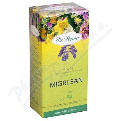 Dr.Popov Migresan 20 x 1,5 g