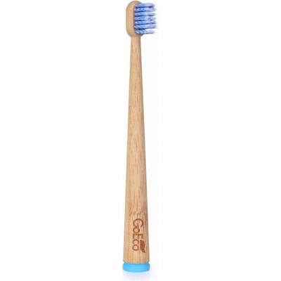 Dedra GoEco Bamboo dětský zubní kartáček z bambusu Extra měkké štětinky Růžový