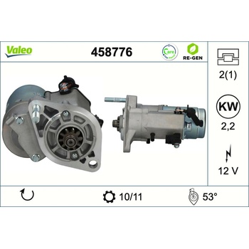 Štartér VALEO 458776