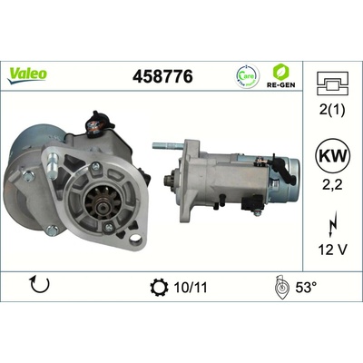 Štartér VALEO 458776