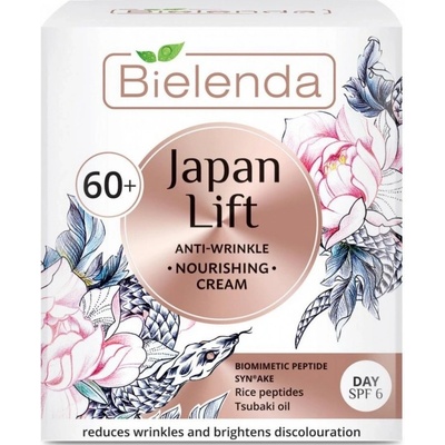 Bielenda Japan Lift Výživový pleťový krém proti vráskam 60+ deň SPF 6 50 ml