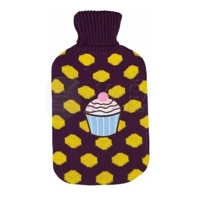 Depan Termofor s pleteným obalom Muffin 1 ohrievacia fľaša 2 l