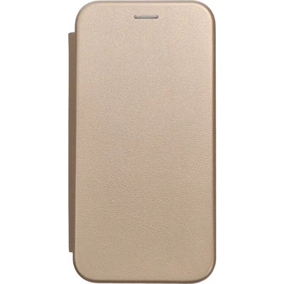 Forcell Кожен Калъф за iPhone 15 Plus, Forcell Elegance Book Case, Златист (5903396215865)