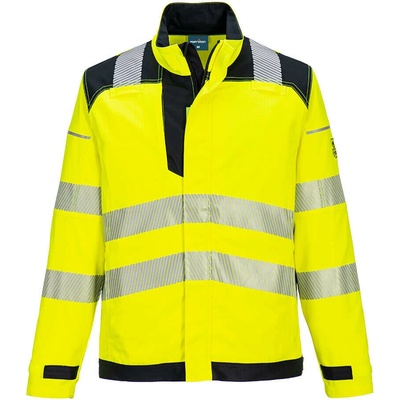 Portwest FR714 PW3 FR Modaflame Hi-Vis pracovná bunda žltá/navy