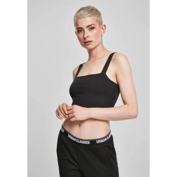 Urban Classics Дамски топ в черен цвят Urban Classics Ladies Cropped Top blackUB-TB3402-00007 - Черен, размер XL