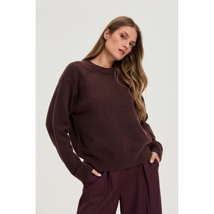 Moodo Гладък кафяв суитшърт Moodo Moodo | Kafyav | ЖЕНИ | XS - zoot - 59,69 лв
