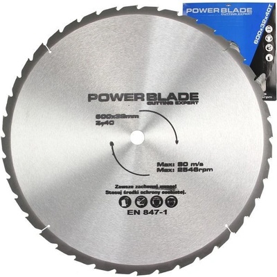 MAR-POL Kotouč pilový s SK plátky 600x40Tx32mm POWER BLADE M09078 – Zboží Dáma