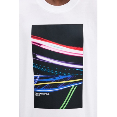 Karl Lagerfeld Jeans Памучна тениска Karl Lagerfeld Jeans (A3M17038)