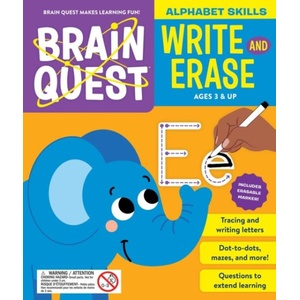 Brain Quest Write and Erase: Alphabet Skills (ISBN: 9781523533176)