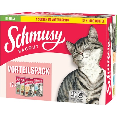 Schmusy Ragout in Jelly Mix 12 x 100 g