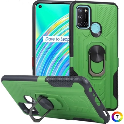 OPPO Realme C17 Удароустойчив Ring Holder Калъф и Протектор