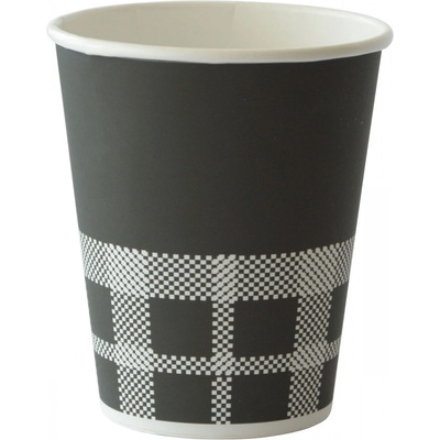 DUNI Pohár papier pe 24 cl cafe izza čierna & biela