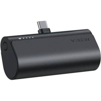 VEGER Външна батерия, Veger PlugOn USB-C 5000mAh 20W, Черен (VG-W0556)