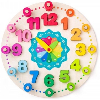 Woodyland Дървени Дидактически часовници с броене