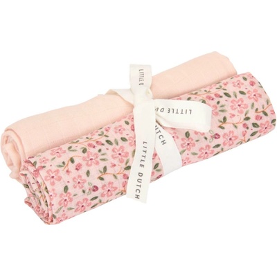 Little Dutch Бебешки памучни пелени Little Dutch - Fairy Floral/Blossom, 2 броя, 70 х 70 cm (TE51854031)