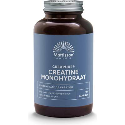 Mattisson Healthstyle Мускулна маса - Креатин монохидрат, 500 mg х 180 капсули (MT4162)