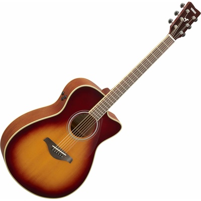 Yamaha FSC-TA Brown Sunburst Електро-акустична китара Дреднаут