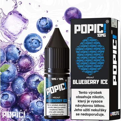 POPIČ! Blueberry Ice 10 ml 10 mg