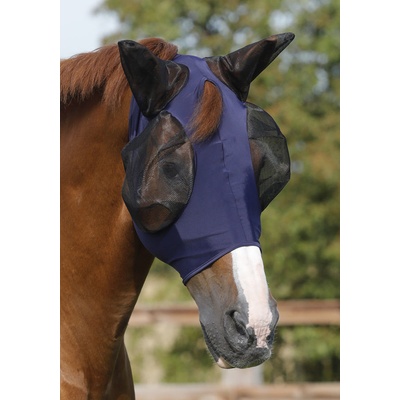 Premier Equine Elastická maska proti hmyzu Lycra 70% UV modrá – Zbozi.Blesk.cz