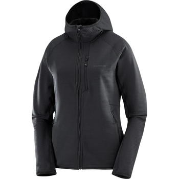 Salomon Дамско поларено яке Salomon Women's Essential Lightwarm Fleece jacket - Deep Black (105-6016-0212)