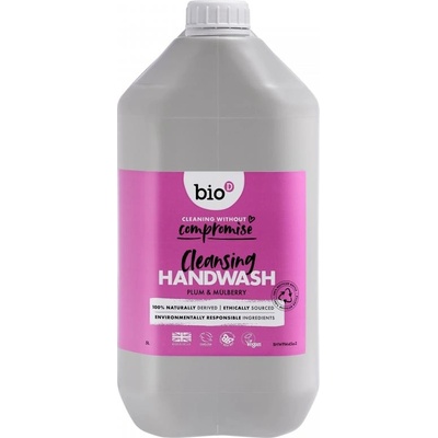 Bio-D tekuté mýdlo na ruce s vůní švestky a moruše kanystr 5 l