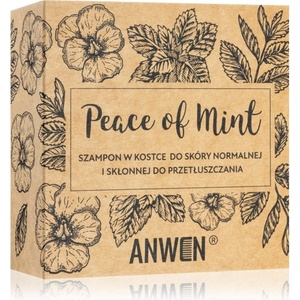Anwen Peace of Mint Твърд шампоан in alu can 75 гр