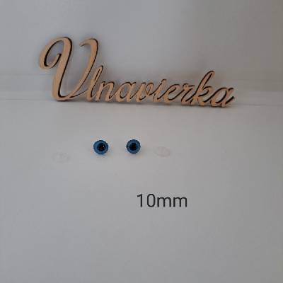 Čierno modre Oči s Pojistkou 10mm