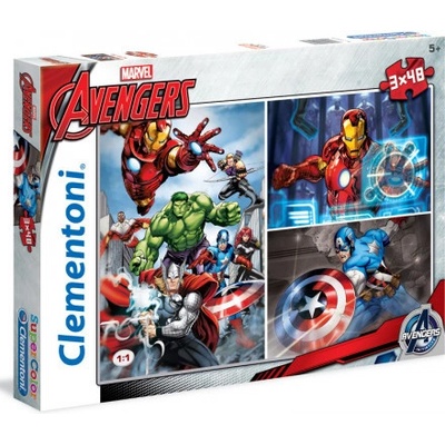 Clementoni 25203 Avengers 3 x 48 dílků